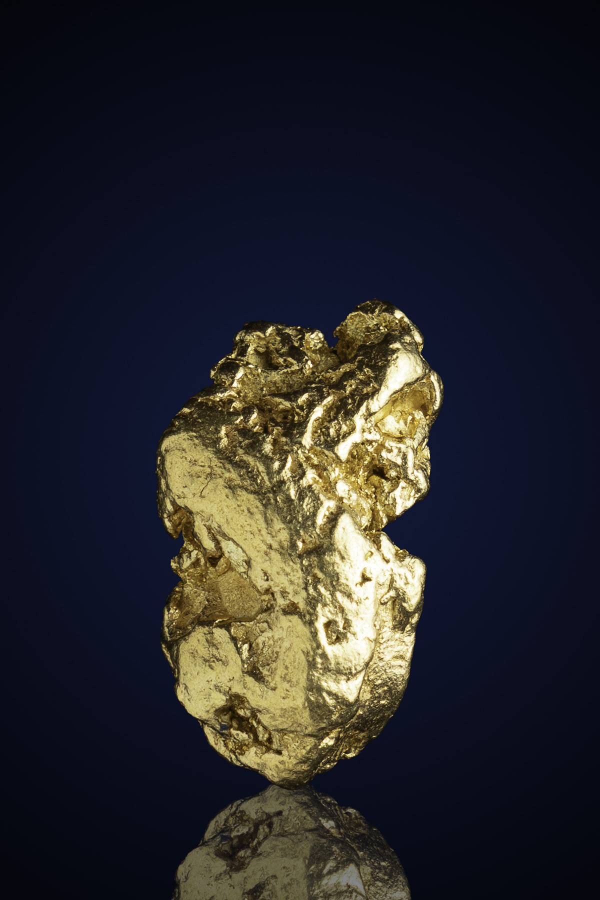 Buttery, Shiny Natural Gold Nugget - Auburn, CA - 3.72 Grams (image for) Buttery, Shiny Natural Gold Nugget - Auburn, CA - 3.72 Grams